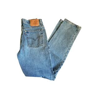 Levi’s 512 Slim Fit Straight Leg Blue Jeans Women’s 8 Vintage Y2K 90s Denim